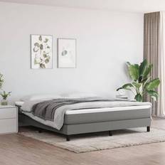 King size bed vidaXL Box Spring Bed Frame multi color&size Full