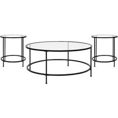 Coffee Tables Flash Furniture Astoria Collection NAN-CEK-21750-BK-GG Coffee Table