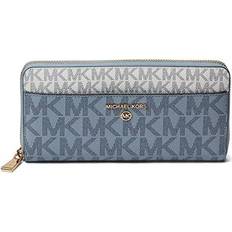 Jet Set Charm Pocket Zip Around Continental Navy/White/Pale