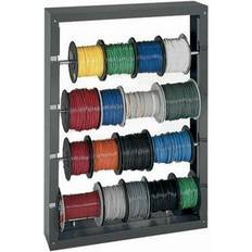 Cable Conduits Durham Wire Spool Rack: 4 Levels 26-1/8" Wide, 37-1/8" High, Gray Part #368-95