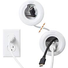Electrical Installation Materials Echogear Inwall cable management kit includes power low voltage cable management hide