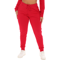 Fashion Nova Latest And Greatest French Terry Jogger - Red
