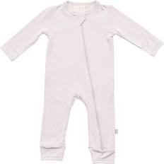 Rayon Jumpsuits Children's Clothing Kytebaby Core Zippered Romper - Oat