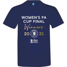 Chelsea FC T-shirts CHELSEA Chelsea Women's FA Cup Winners T-Shirt Navy Mens