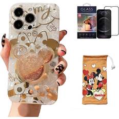 Mobile Phone Accessories Cartoon Case with HD Screen Protector for iPhone 14 Pro Max