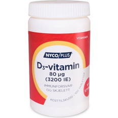 Magnesium Vitaminer & Kosttilskudd Nycoplus Vitamin D3 80mcg 100 st