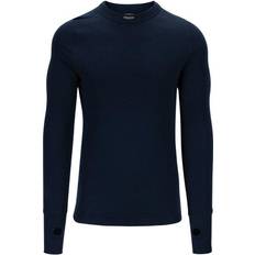 Blå - Dame Superundertøy Brynje Arctic Shirt With Thumb Holes - Navy