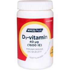 Vitaminer & Kosttilskudd Nycoplus Vitamin D3 40 mcg 100 st