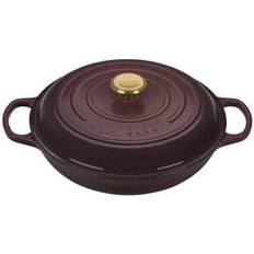 Le Creuset Fig Signature Cast Iron Round med lock 3.5 L 30 cm