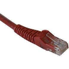 Cables Tripp Lite 25ft Cat6 Molded Cable RJ45 M/M Red 25' 25ft