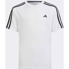 Weiß Oberteile adidas Kindertrikot 3-Stripes Essentials Aeroready