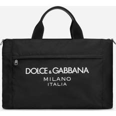 Damen - Weiß Duffletaschen & Sporttaschen Dolce & Gabbana Reisetasche Aus Leder Mit Logo Schwarz 01