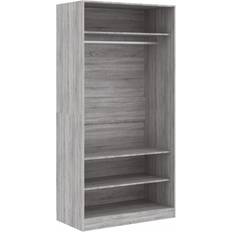 vidaXL 826615 Gray Sonoma Oak Garderobe 100x200cm