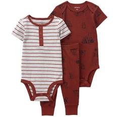 Carter's Baby Boys 3-Piece Little Character Set 24M Red/Grey