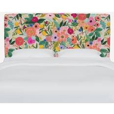 Skyline Furniture Rifle Paper Cloth & Elly Upholstered/Linen, 49.0 H 41.0 W 4.0 Headboard