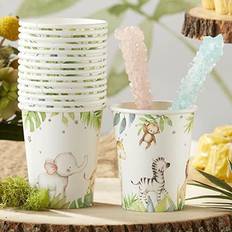 Paper Cups Kate Aspen Safari Baby Shower Decorations, One Size, 7oz Paper Cups