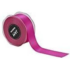 Jam Paper Double Faced Satin Ribbon 1 1/2 Inch Wide x 25 Yards Shocking Pink Sold Individually