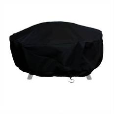 48 inch fire pit cover Sunnydaze Outdoor Heavy-Duty Weather-Resistant PVC 300D Cover