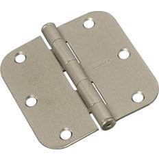 National Hardware SPB512R5/8-3.5x3.5 3-1/2" 3-1/2" Plain Bearing 5/8" Radius Corner Butt Hinge Hinge Mortise