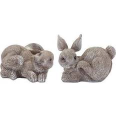 Melrose Set of 4 Sitting Bunny 5.25" Figurine