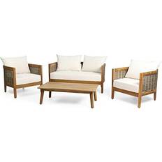 Patio Furniture Christopher Knight Home Burchett Chat Outdoor Lounge Set