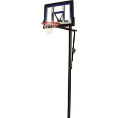 Lifetime Basketball Stands Lifetime 90020 Height Adjustable In Ground Basketball System, 48 Inch Shatterproof Backboard