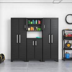 Svarte Oppbevaringsskap Keter Tall Storage Cabinet