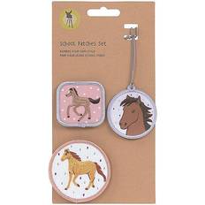 Beste Geschenksets Lässig School Patches Set Horse