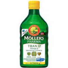 Sitroner Vitaminer & Mineraler Mollers Pharma Tran D+ lemon - 250 ml