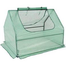 Greenhouses 3 ft Steel Pvc Panel Mini Greenhouse with 2 Doors