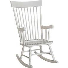 White Rocking Chairs Gift Mark Modern Wooden