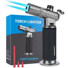 Blowtorches Gibot Butane Torch Double Fire Blow Torch Lighter