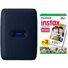 Smartphone photo printer Fujifilm Instax Mini Link Instant Smartphone Printer Dark Denim Bundle