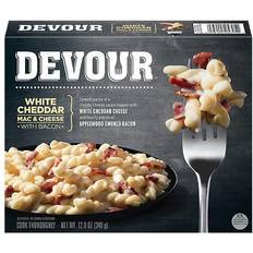 Food & Drinks Devour Frozen White Cheddar Mac & Cheese with Bacon Meal