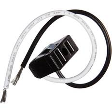 2 prong outlet Outlet 2 prong blk 2 wire lead