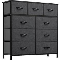 Plastic Chest of Drawers YitaHome 9 Drawers Chest of Drawer 11.8x39.4"