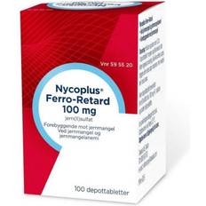 Vitaminer & Mineraler Nycoplus Ferro-Retard 100 st