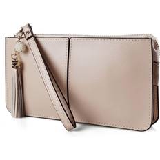 Befen Wristlet Clutch Wallet - Nude Pink