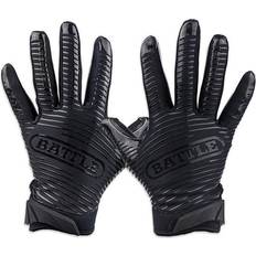 Battle Sports Adult Doom 1.0 Football Receiver Gloves Black