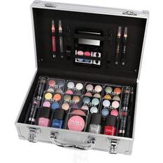 Zmile Cosmetics Vegan vanity case makeup storage carry travel gift box 51pc set