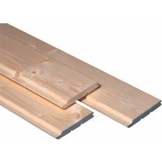 Platten Profilholz Fichte Tanne B-Sortierung Schrägprofil 200 x 9,6 cm 12,5 mm