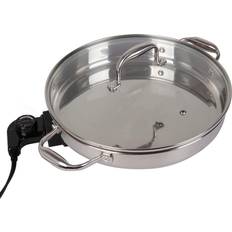 Elite Gourmet 12 Electric Skillet with Glass Lid Black EG6201 - Best Buy