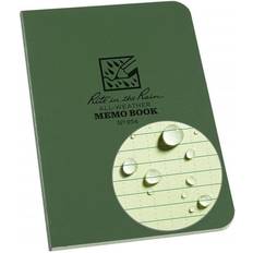 Rite in the Rain Weatherproof Soft Cover Pocket Notebook 3.5 x 5 Green Cover Universal Pattern No. 954