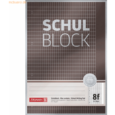 Notizblöcke Brunnen Schulblock Premium A4 90g/qm 50