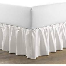 White Valance Sheets Laura Ashley 14.5 Ruffled Bed Skirt Valance Sheet White