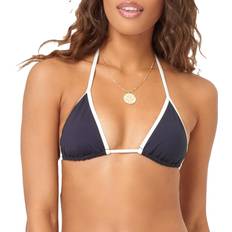 M Bikini Tops L*Space Aspen Bikini Top Black-Cream