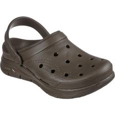 Grün Pantoletten Skechers Sandalette Grün Absatz für Herren