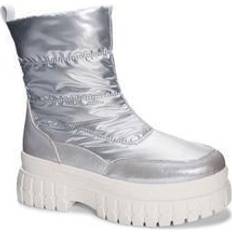 Silver - Women Boots Dashh Puff Platform Bootie