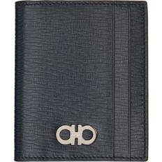 Ferragamo Gancini Leather Card Case - Blue