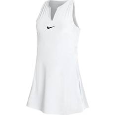Women's Dri-FIT Advantage Tennis Dress - White/Black